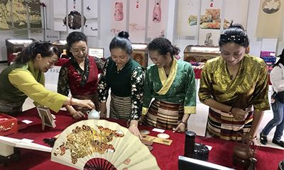 “徽风皖韵——安徽省文创作品展”在西藏山南隆重开展